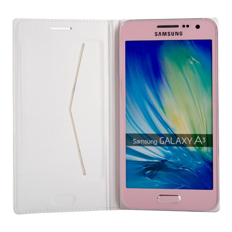 Litchi Texture Horizontal Flip Leather Case with Card Slots for Galaxy A3 / A300