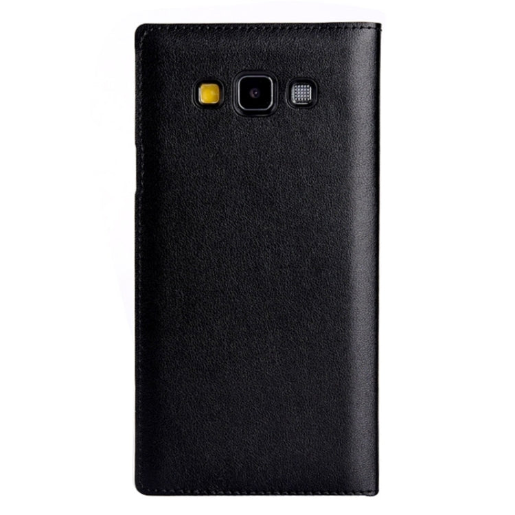 Litchi Texture Horizontal Flip Leather Case with Call Display ID & Sleep / Wake-up Function for Galaxy A7
