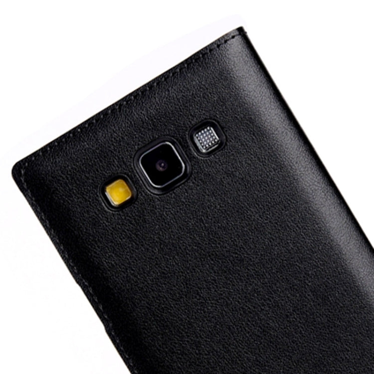 Litchi Texture Horizontal Flip Leather Case with Call Display ID & Sleep / Wake-up Function for Galaxy A7
