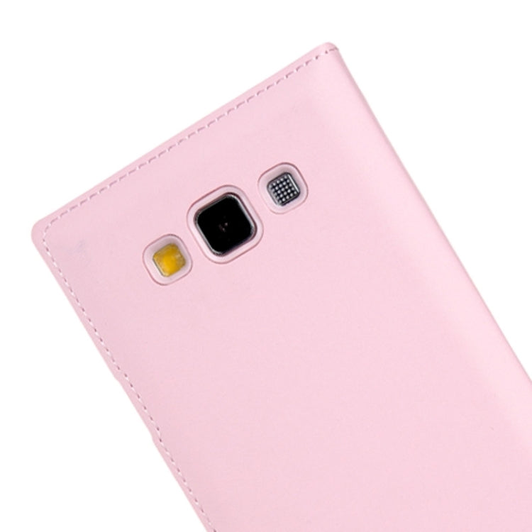 Litchi Texture Horizontal Flip Leather Case with Call Display ID & Sleep / Wake-up Function for Galaxy A7