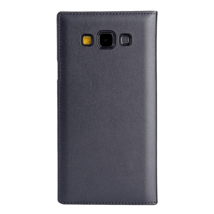 Litchi Texture Horizontal Flip Leather Case with Call Display ID & Sleep / Wake-up Function for Galaxy A7