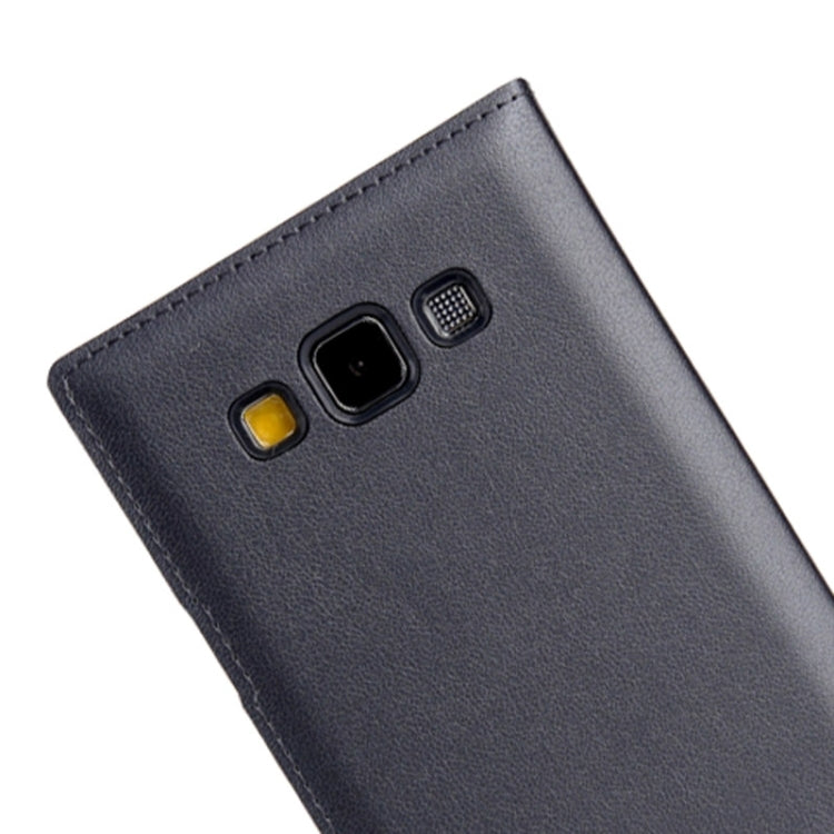 Litchi Texture Horizontal Flip Leather Case with Call Display ID & Sleep / Wake-up Function for Galaxy A7