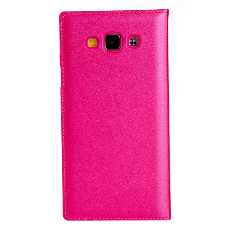 Litchi Texture Horizontal Flip Leather Case with Call Display ID & Sleep / Wake-up Function for Galaxy A7