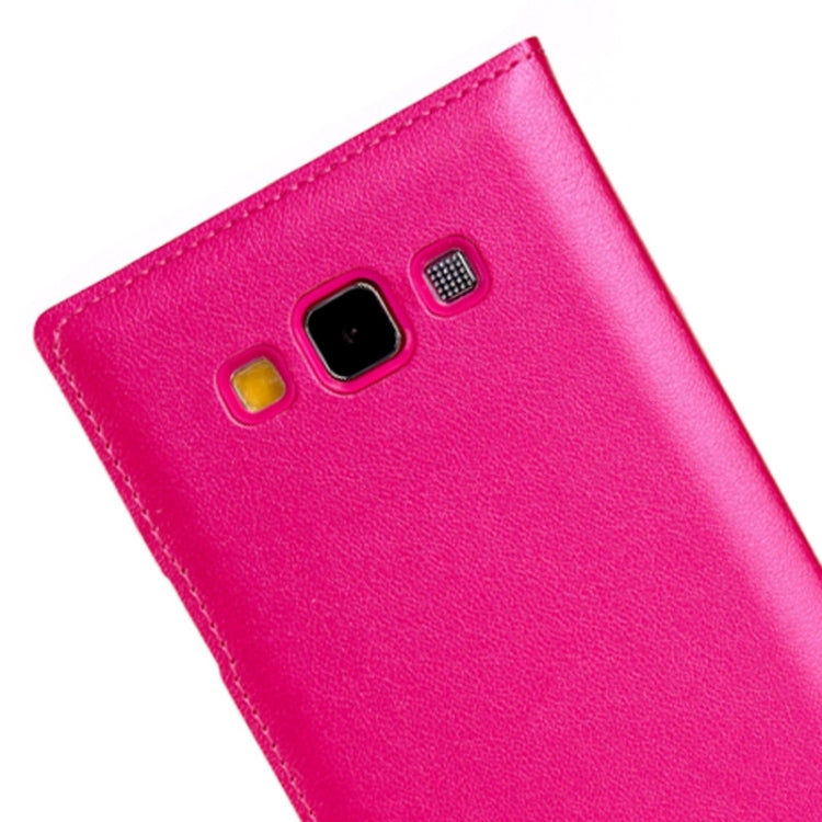 Litchi Texture Horizontal Flip Leather Case with Call Display ID & Sleep / Wake-up Function for Galaxy A7