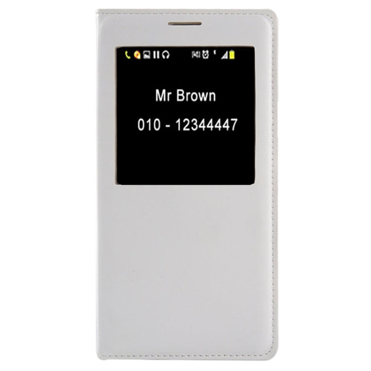 Litchi Texture Horizontal Flip Leather Case with Call Display ID & Sleep / Wake-up Function for Galaxy A7