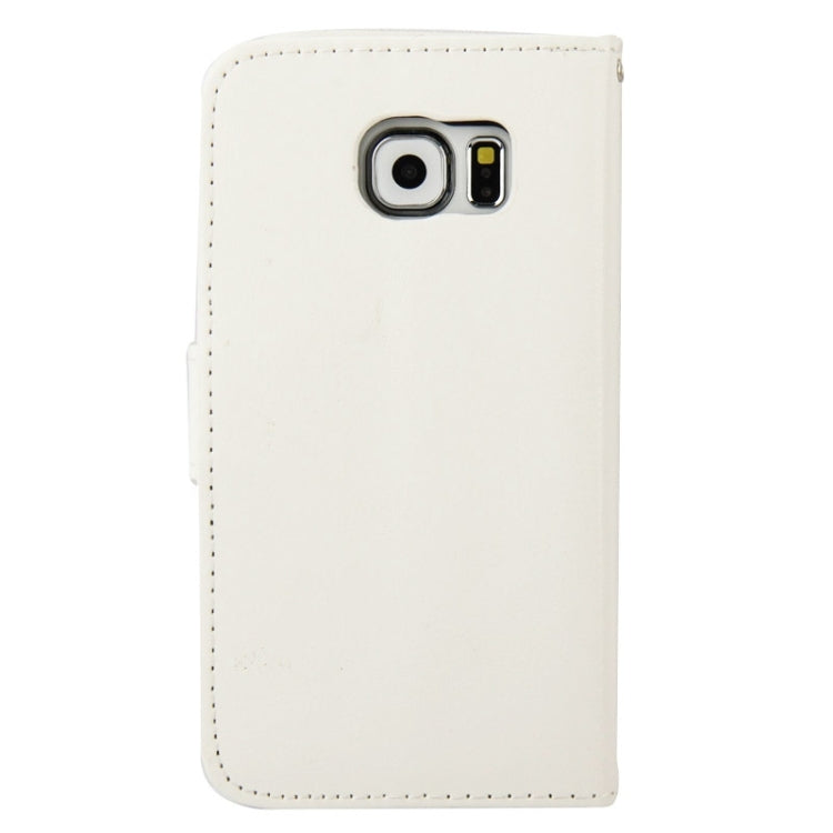 For Galaxy S6 / G920 Crazy Horse Texture Horizontal Flip Leather Case with Card Slots & Holder