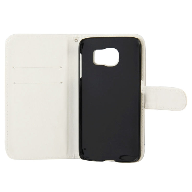 For Galaxy S6 / G920 Crazy Horse Texture Horizontal Flip Leather Case with Card Slots & Holder
