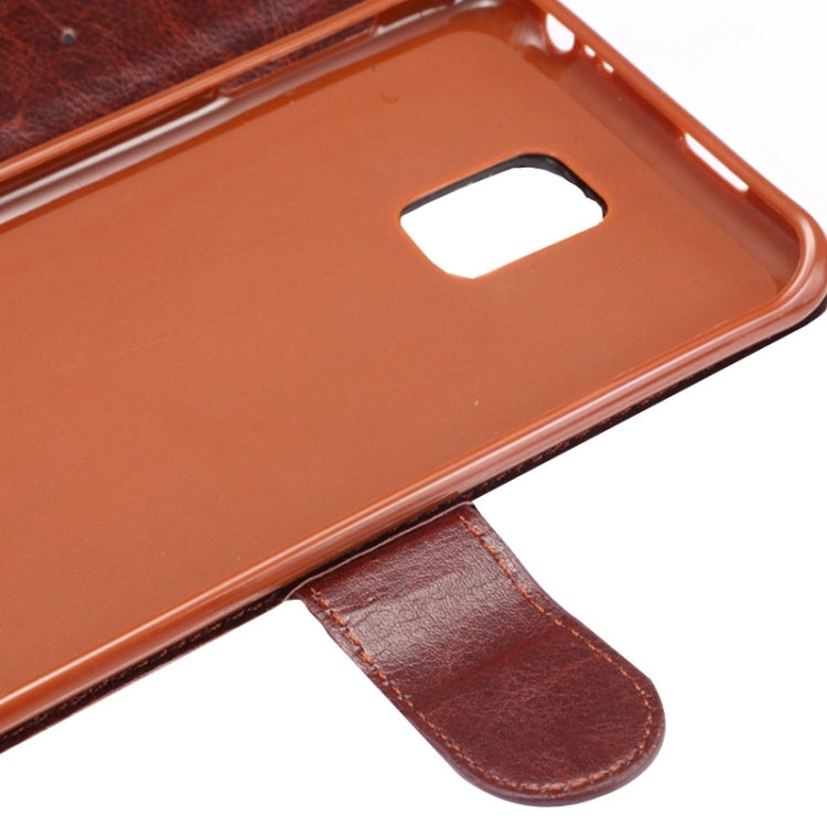 Denim Cloth Leather Case with Holder and Card Slots for Galaxy Note Edge / N915