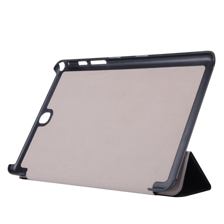 Karst Texture Leather Case with 3-folding Holder for Galaxy Tab A 9.7 / T550 / T555