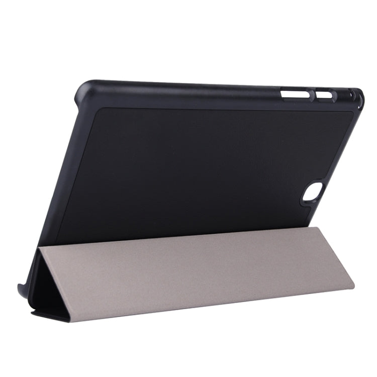 Karst Texture Leather Case with 3-folding Holder for Galaxy Tab A 9.7 / T550 / T555