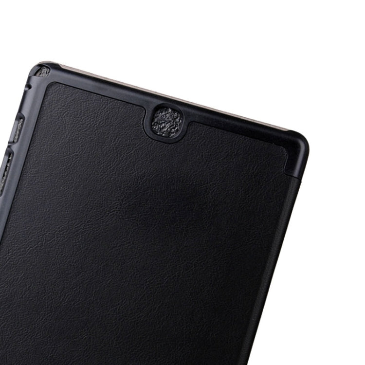 Karst Texture Leather Case with 3-folding Holder for Galaxy Tab A 9.7 / T550 / T555
