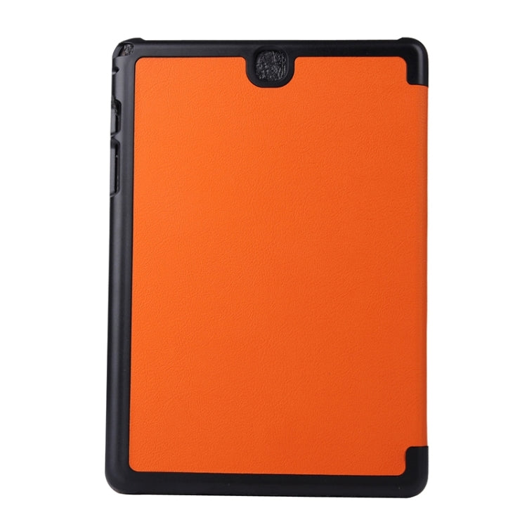 Karst Texture Leather Case with 3-folding Holder for Galaxy Tab A 9.7 / T550 / T555