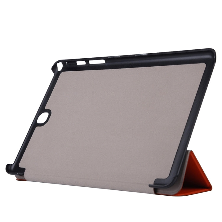 Karst Texture Leather Case with 3-folding Holder for Galaxy Tab A 9.7 / T550 / T555