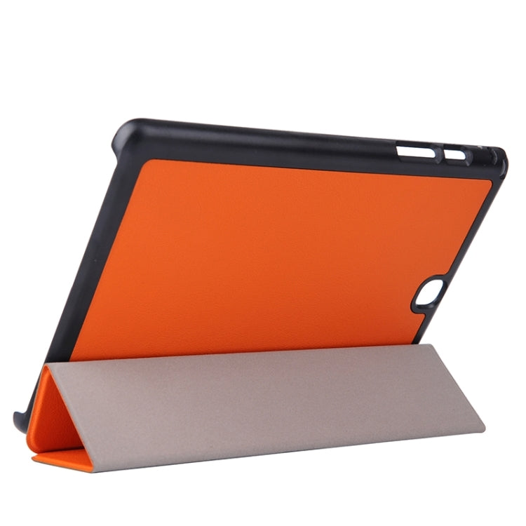 Karst Texture Leather Case with 3-folding Holder for Galaxy Tab A 9.7 / T550 / T555
