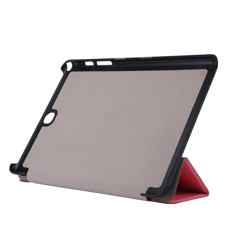 Karst Texture Leather Case with 3-folding Holder for Galaxy Tab A 9.7 / T550 / T555