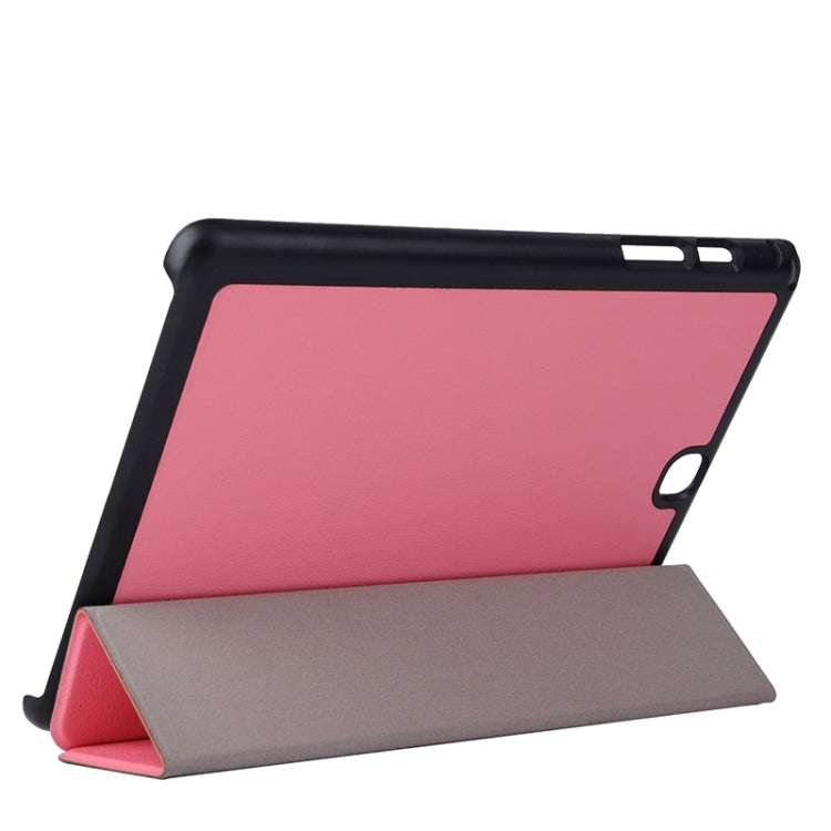 Karst Texture Leather Case with 3-folding Holder for Galaxy Tab A 9.7 / T550 / T555