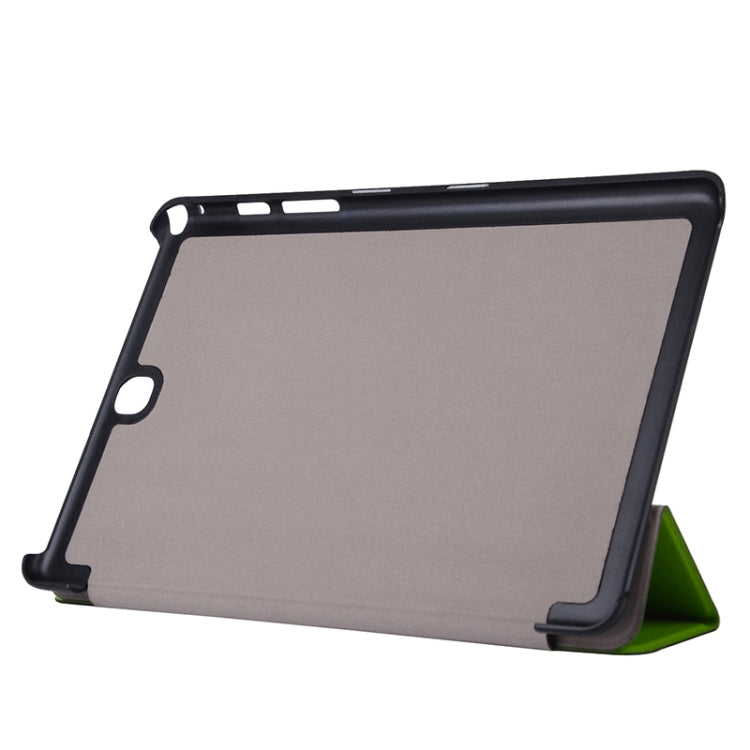 Karst Texture Leather Case with 3-folding Holder for Galaxy Tab A 9.7 / T550 / T555