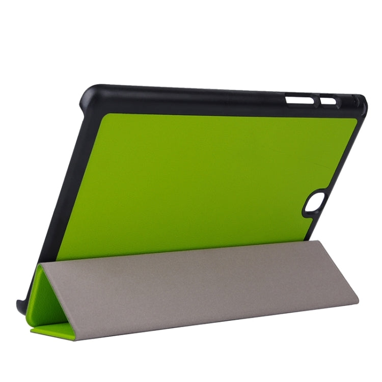 Karst Texture Leather Case with 3-folding Holder for Galaxy Tab A 9.7 / T550 / T555