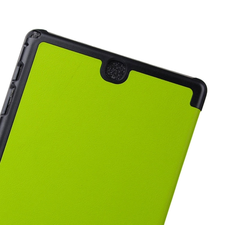 Karst Texture Leather Case with 3-folding Holder for Galaxy Tab A 9.7 / T550 / T555