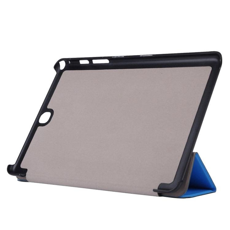 Karst Texture Leather Case with 3-folding Holder for Galaxy Tab A 9.7 / T550 / T555