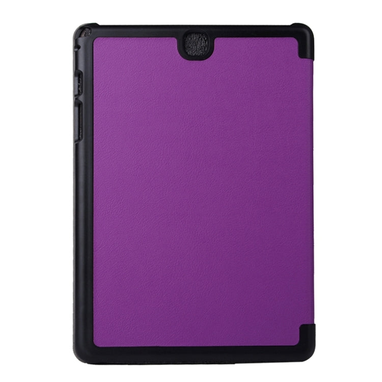 Karst Texture Leather Case with 3-folding Holder for Galaxy Tab A 9.7 / T550 / T555