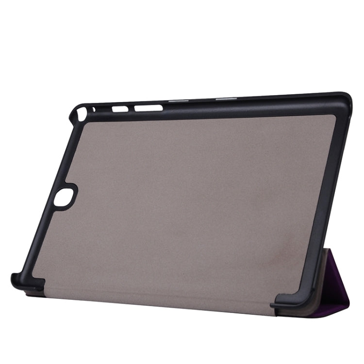 Karst Texture Leather Case with 3-folding Holder for Galaxy Tab A 9.7 / T550 / T555