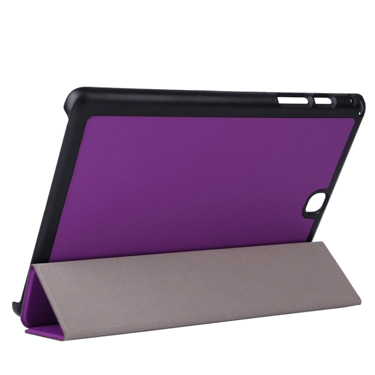 Karst Texture Leather Case with 3-folding Holder for Galaxy Tab A 9.7 / T550 / T555