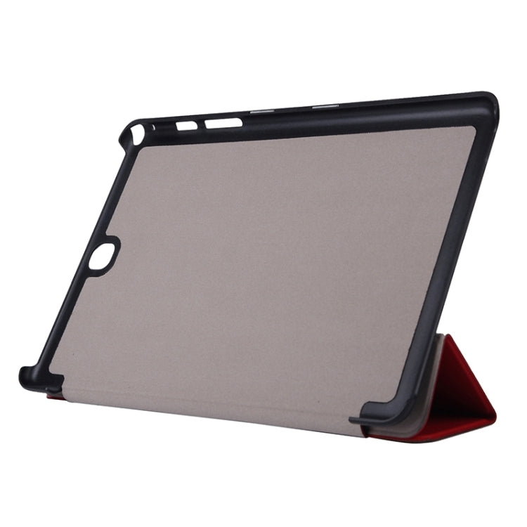 Karst Texture Leather Case with 3-folding Holder for Galaxy Tab A 9.7 / T550 / T555