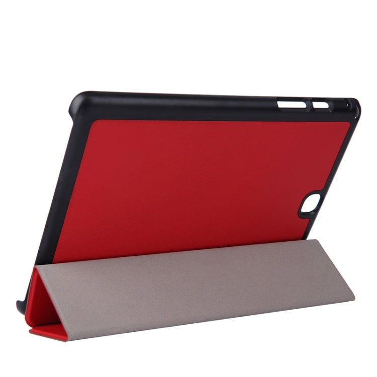 Karst Texture Leather Case with 3-folding Holder for Galaxy Tab A 9.7 / T550 / T555