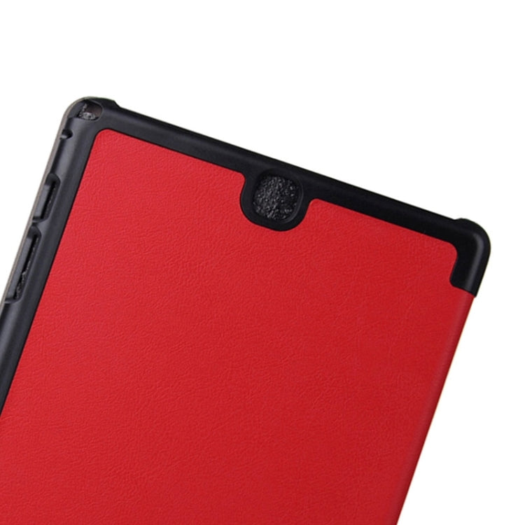 Karst Texture Leather Case with 3-folding Holder for Galaxy Tab A 9.7 / T550 / T555