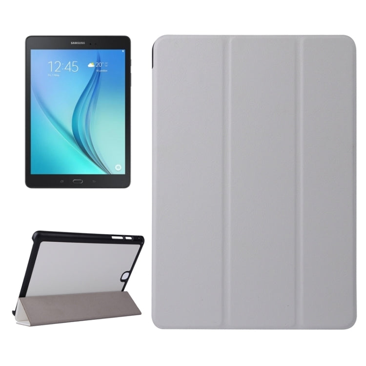 Karst Texture Leather Case with 3-folding Holder for Galaxy Tab A 9.7 / T550 / T555