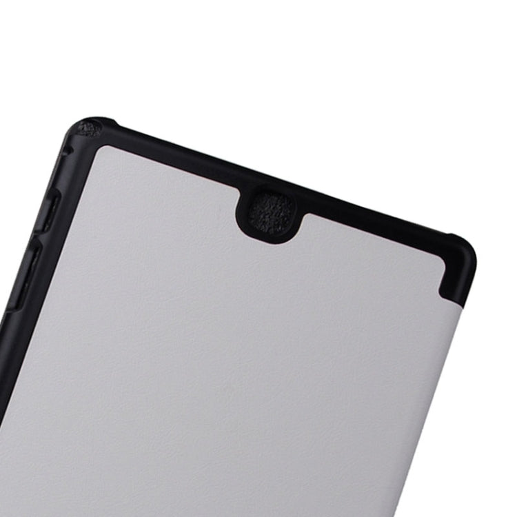 Karst Texture Leather Case with 3-folding Holder for Galaxy Tab A 9.7 / T550 / T555