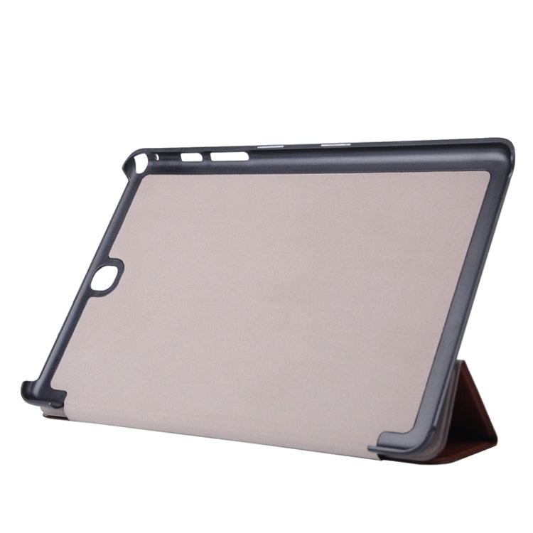 Karst Texture Leather Case with 3-folding Holder for Galaxy Tab A 9.7 / T550 / T555