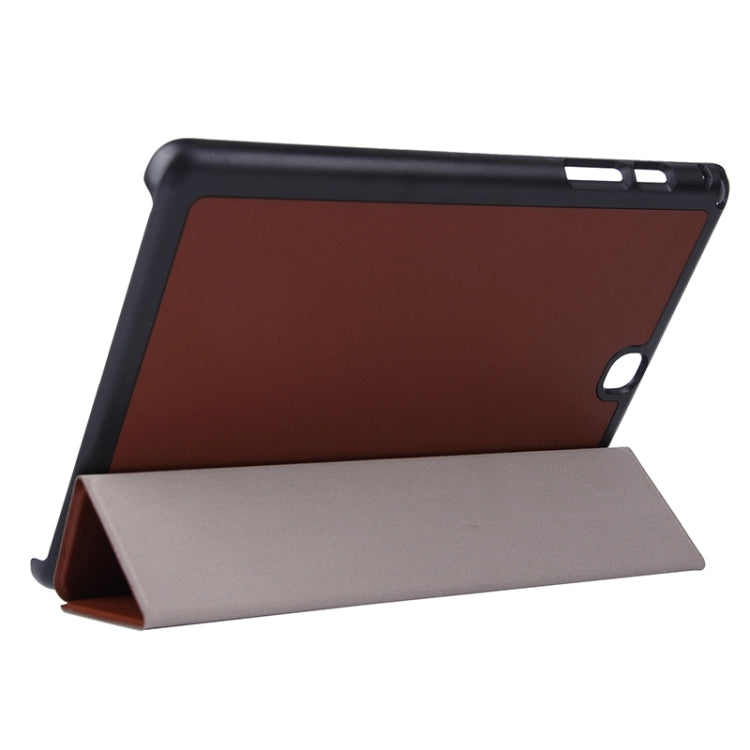 Karst Texture Leather Case with 3-folding Holder for Galaxy Tab A 9.7 / T550 / T555