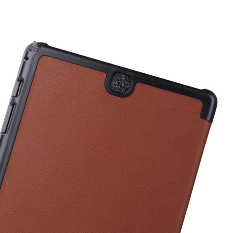 Karst Texture Leather Case with 3-folding Holder for Galaxy Tab A 9.7 / T550 / T555