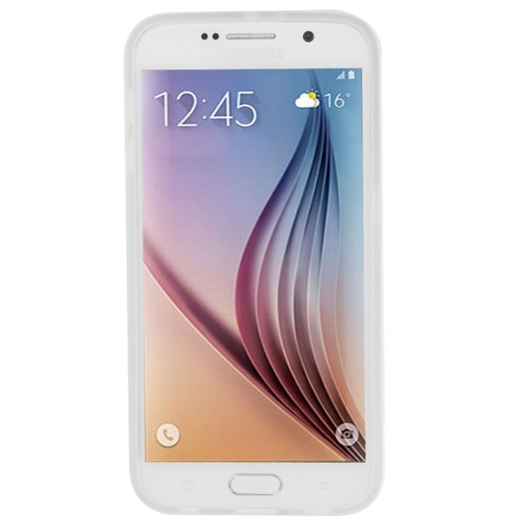 For Galaxy S6 / G920 Rainbow Series Frosted Surface TPU Case with Plastic Frame