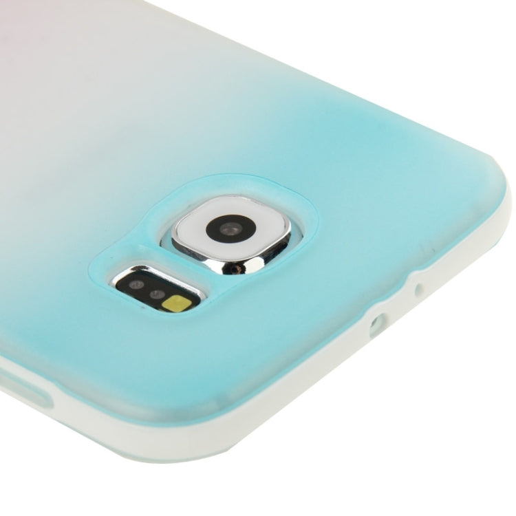For Galaxy S6 / G920 Rainbow Series Frosted Surface TPU Case with Plastic Frame