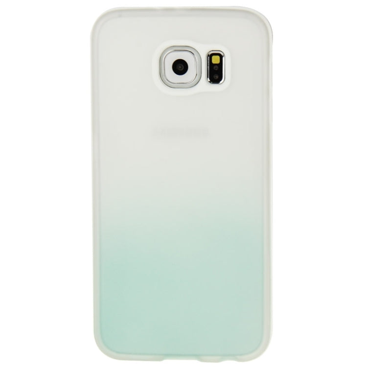For Galaxy S6 / G920 Rainbow Series Frosted Surface TPU Case with Plastic Frame