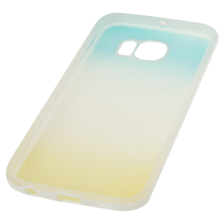 For Galaxy S6 / G920 Rainbow Series Frosted Surface TPU Case with Plastic Frame