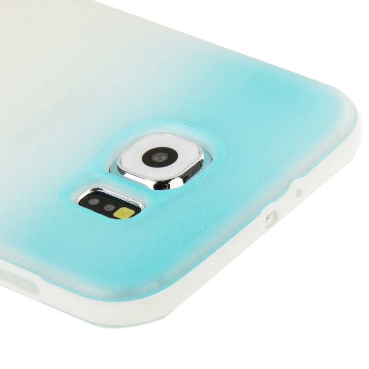 For Galaxy S6 / G920 Rainbow Series Frosted Surface TPU Case with Plastic Frame
