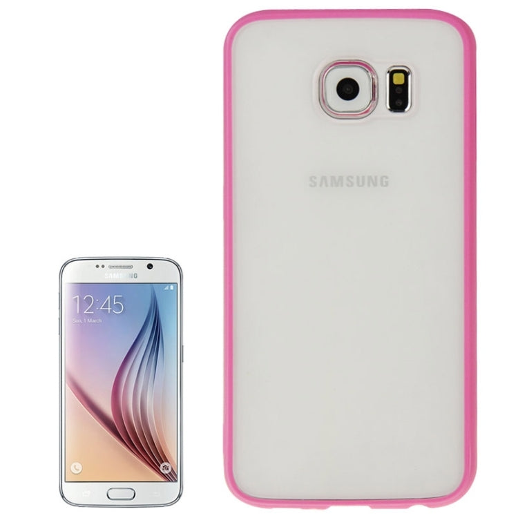 For Galaxy S6 / G920 Anti-scratch Acrylic Material Transparent Back Shell Protective Case