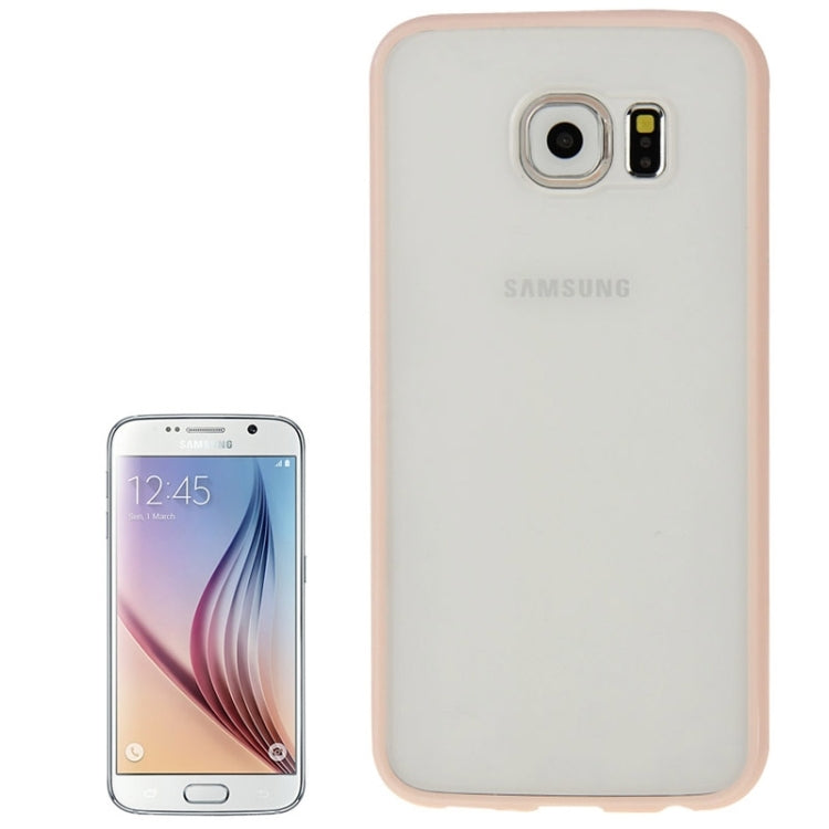 For Galaxy S6 / G920 Anti-scratch Acrylic Material Transparent Back Shell Protective Case