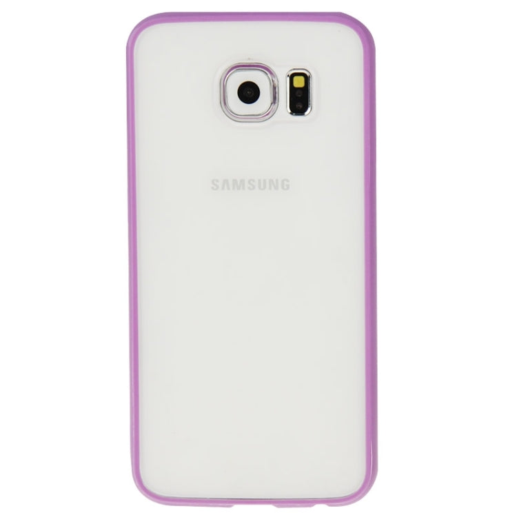 For Galaxy S6 / G920 Anti-scratch Acrylic Material Transparent Back Shell Protective Case
