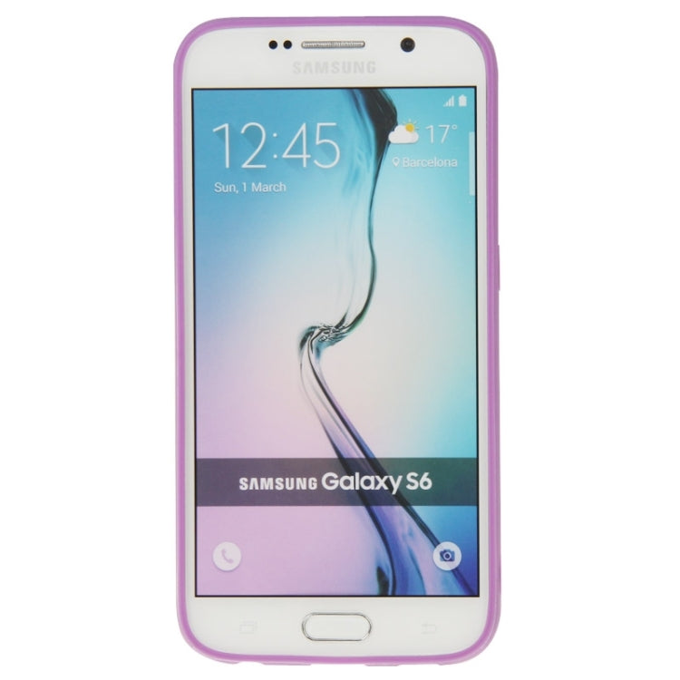 For Galaxy S6 / G920 Anti-scratch Acrylic Material Transparent Back Shell Protective Case