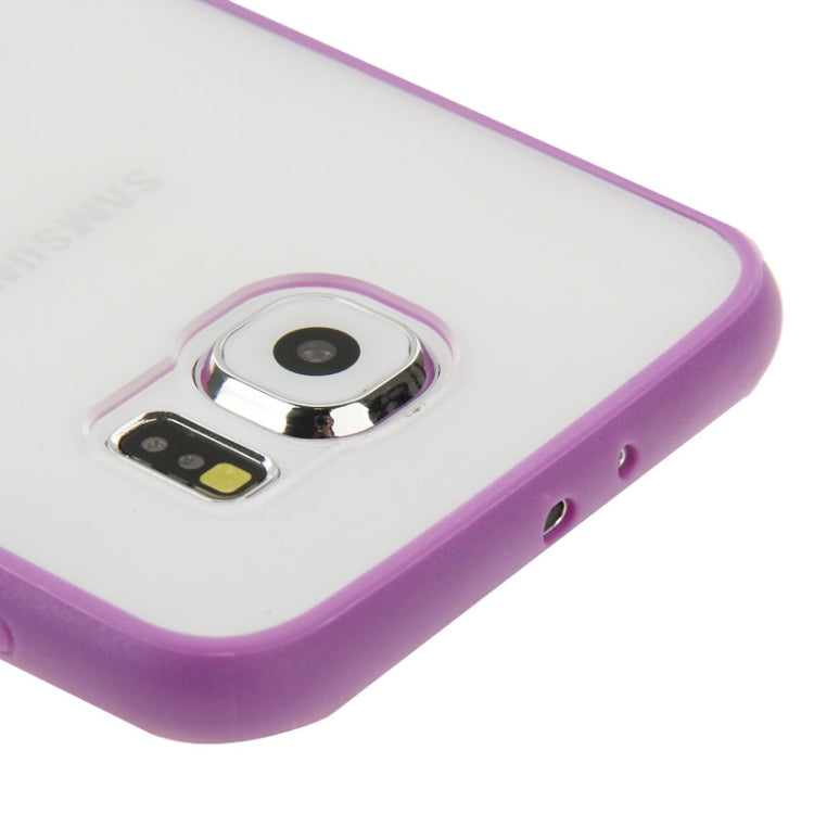 For Galaxy S6 / G920 Anti-scratch Acrylic Material Transparent Back Shell Protective Case