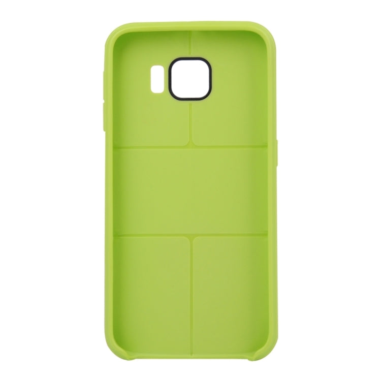 For Galaxy S6 Edge Leather Texture TPU Case
