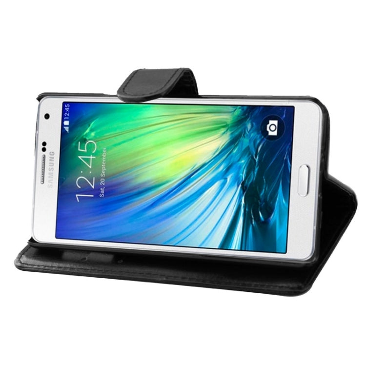 Crazy Horse Texture Horizontal Flip Leather Case with Holder & Card Slots for Galaxy A7 / A700F