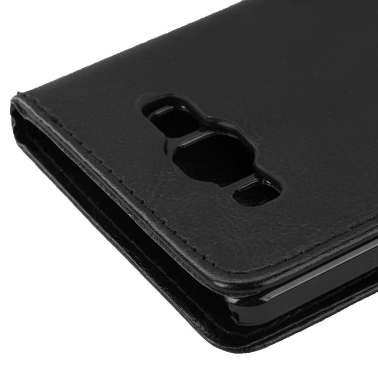 Crazy Horse Texture Horizontal Flip Leather Case with Holder & Card Slots for Galaxy A7 / A700F