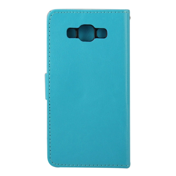 Crazy Horse Texture Horizontal Flip Leather Case with Holder & Card Slots for Galaxy A7 / A700F