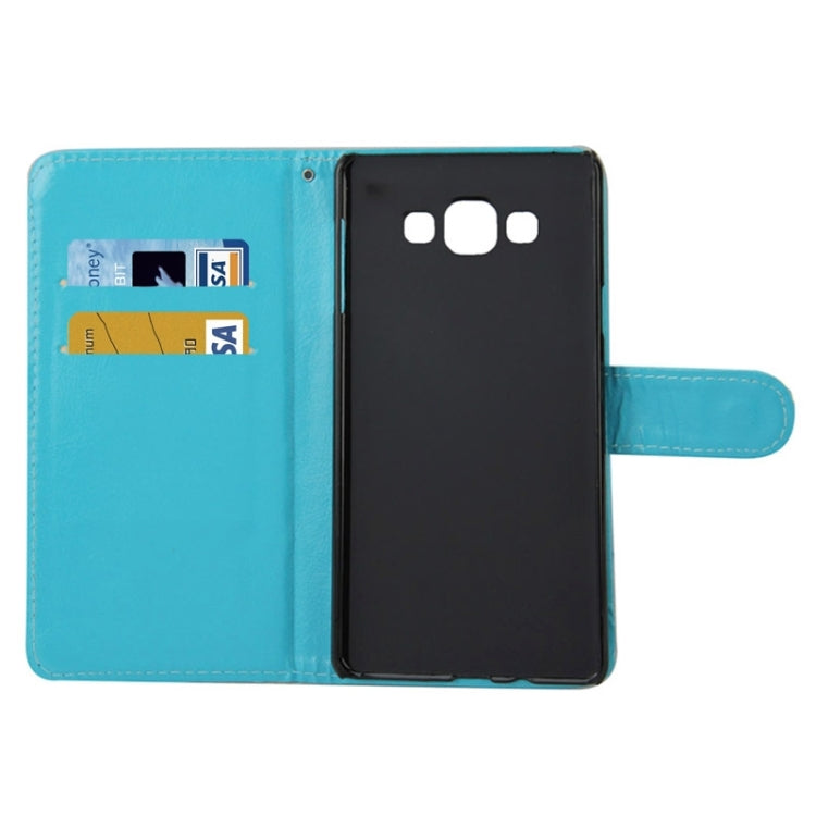 Crazy Horse Texture Horizontal Flip Leather Case with Holder & Card Slots for Galaxy A7 / A700F